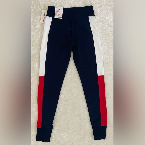 Tommy Hilfiger Sports Jersey Leggings, Full Length, High Rise, Small, Nvy - Picture 4 of 8